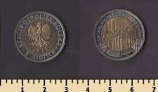 Польша 5 злотых 2017