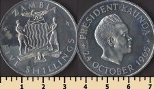 Замбия 5 шиллингов 1965