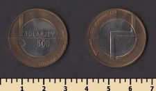 Словения 500 толаров 2003