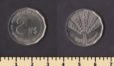 Уругвай 2 песо 1981