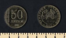 Таджикистан 50 дирам 2011
