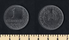 Таджикистан 1 сомони 2011