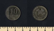 Таджикистан 10 дирам 2011