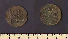 Таджикистан 20 дирам 2011