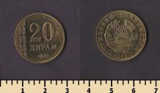 Таджикистан 20 дирам 2011