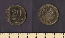 Таджикистан 20 дирам 2011