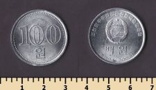 Северная Корея 100 вон 2005
