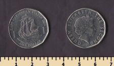 Восточно-Карибские штаты 1 доллар 2012