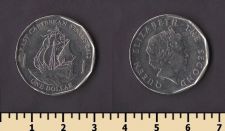 Восточно-Карибские штаты 1 доллар 2012