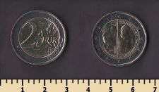 Люксембург 2 евро 2017