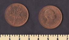 Гана 1 пенни 1958