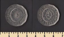 Аргентина 25 песо 1967