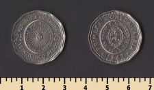 Аргентина 25 песо 1967