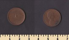 Канада 1 цент 1967