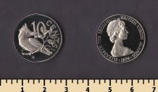 Британские Виргинские острова 10 центов 1974