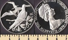 Британские Виргинские острова 1 доллар 1974