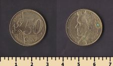 Франция 50 евроцентов 2024