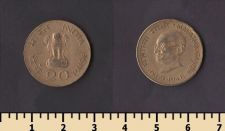 Индия 20 пайса 1969