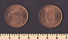Ирландия 1/2 пенни 1966