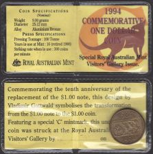 Австралия 1 доллар 1994