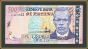Малави 500 квача 2011 P-56 (56b) UNC